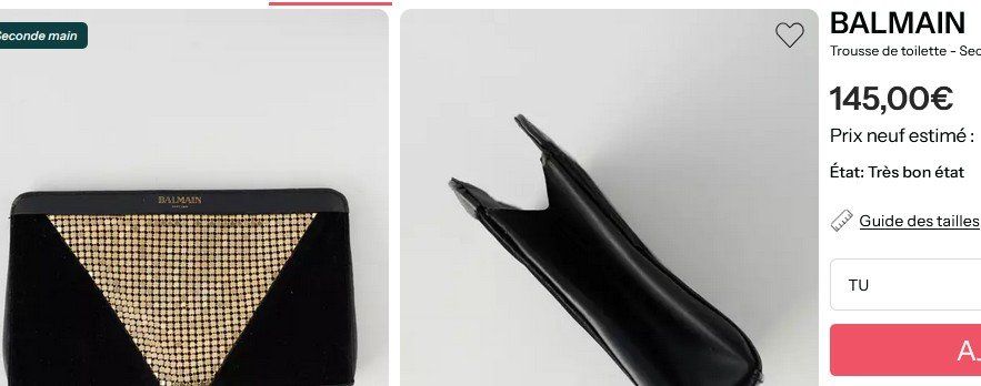 Balmain Borse da donna: Balmain Tasche / sac – Usato da Collonges venduto da Allegree 2