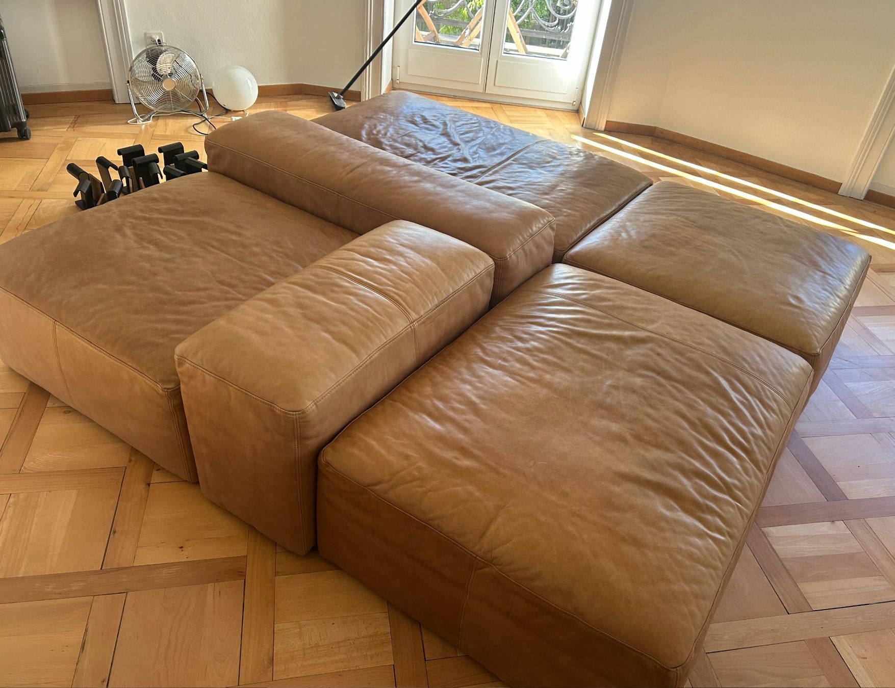 Divani: Sofa aus Leder in Cognac – Usato da Zürich venduto da con_2s5w 1