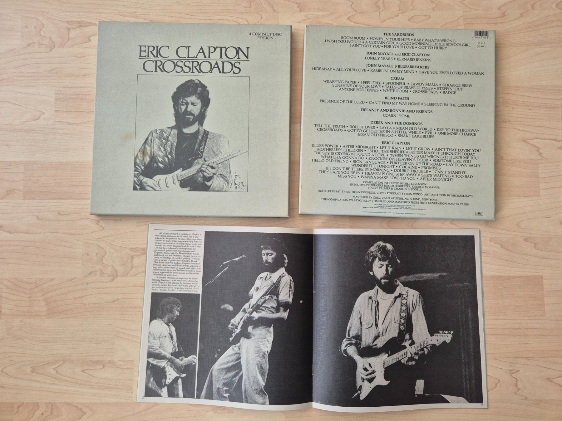 CD: Eric Clapton - Crossroads, 4 CD-Box Set – Usato da Ostermundigen venduto da Foghat01 1