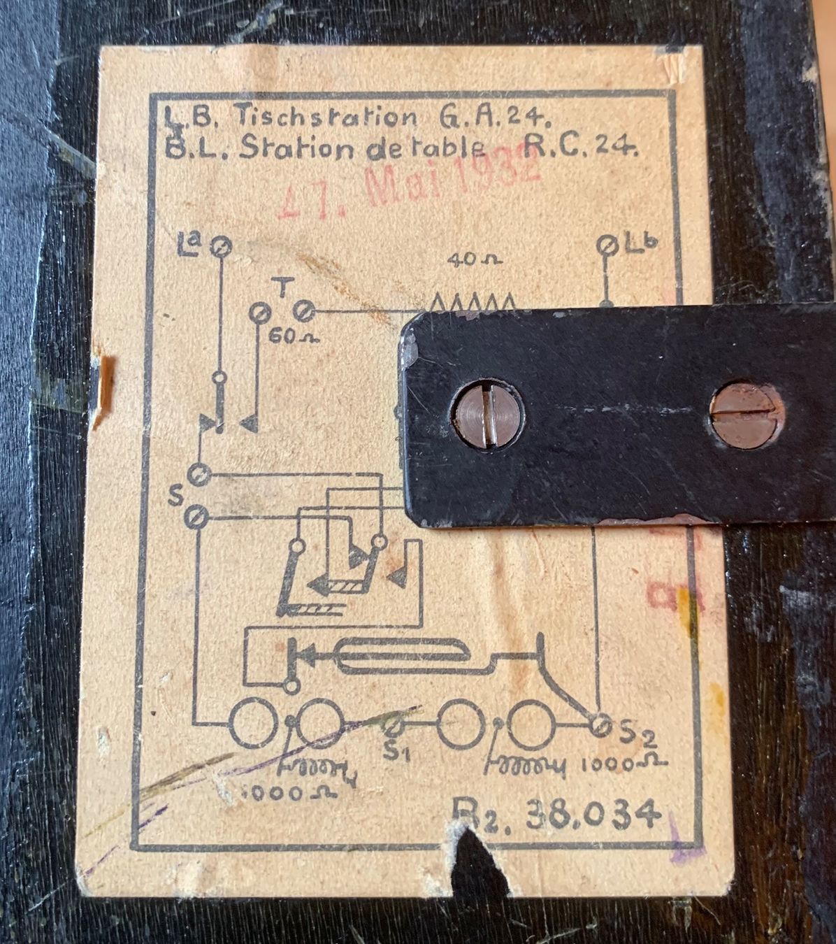 Telefoni: Lb-Tischstation G.A. 24 der CH Armee – Usato da Goldingen venduto da Bergler012 6
