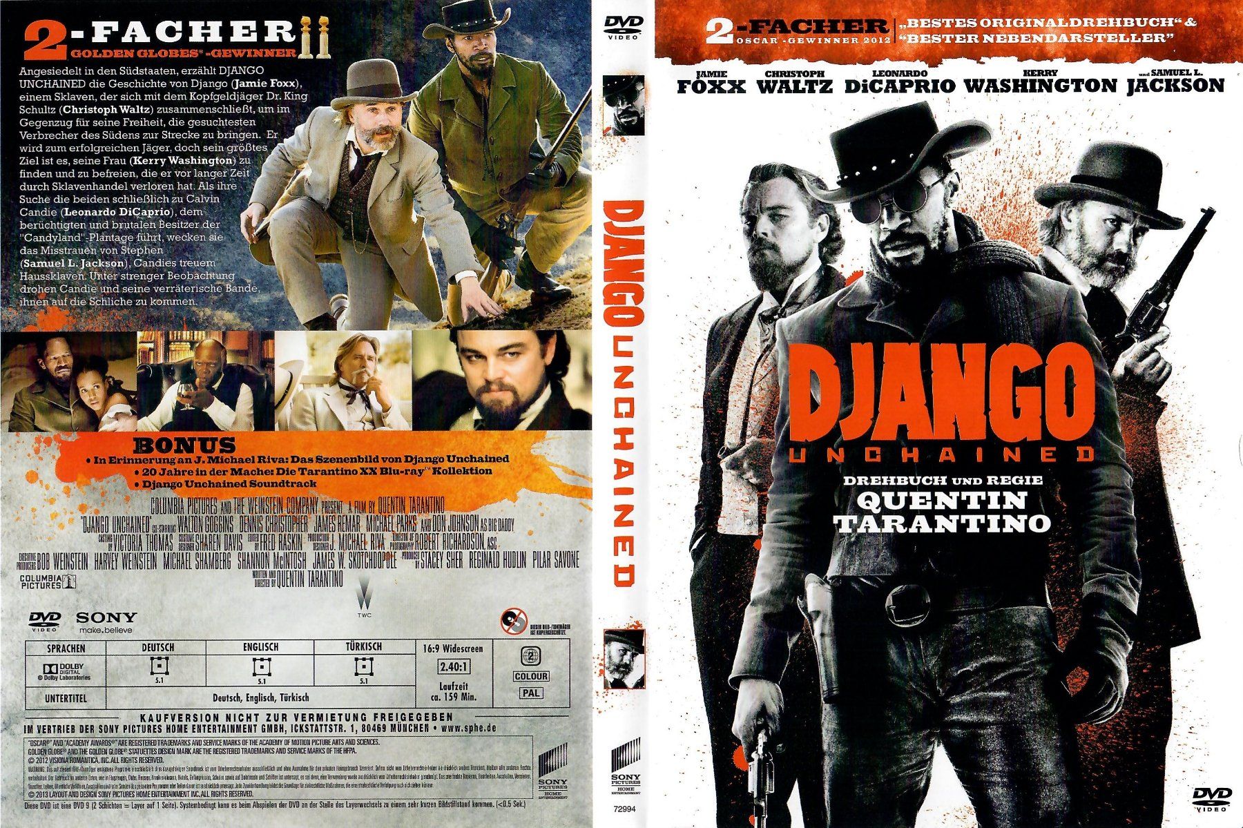 Tous les DVDs: DVD: Django Unchained - 2012 – D'occasion à Hagendorn par Thom.74 1