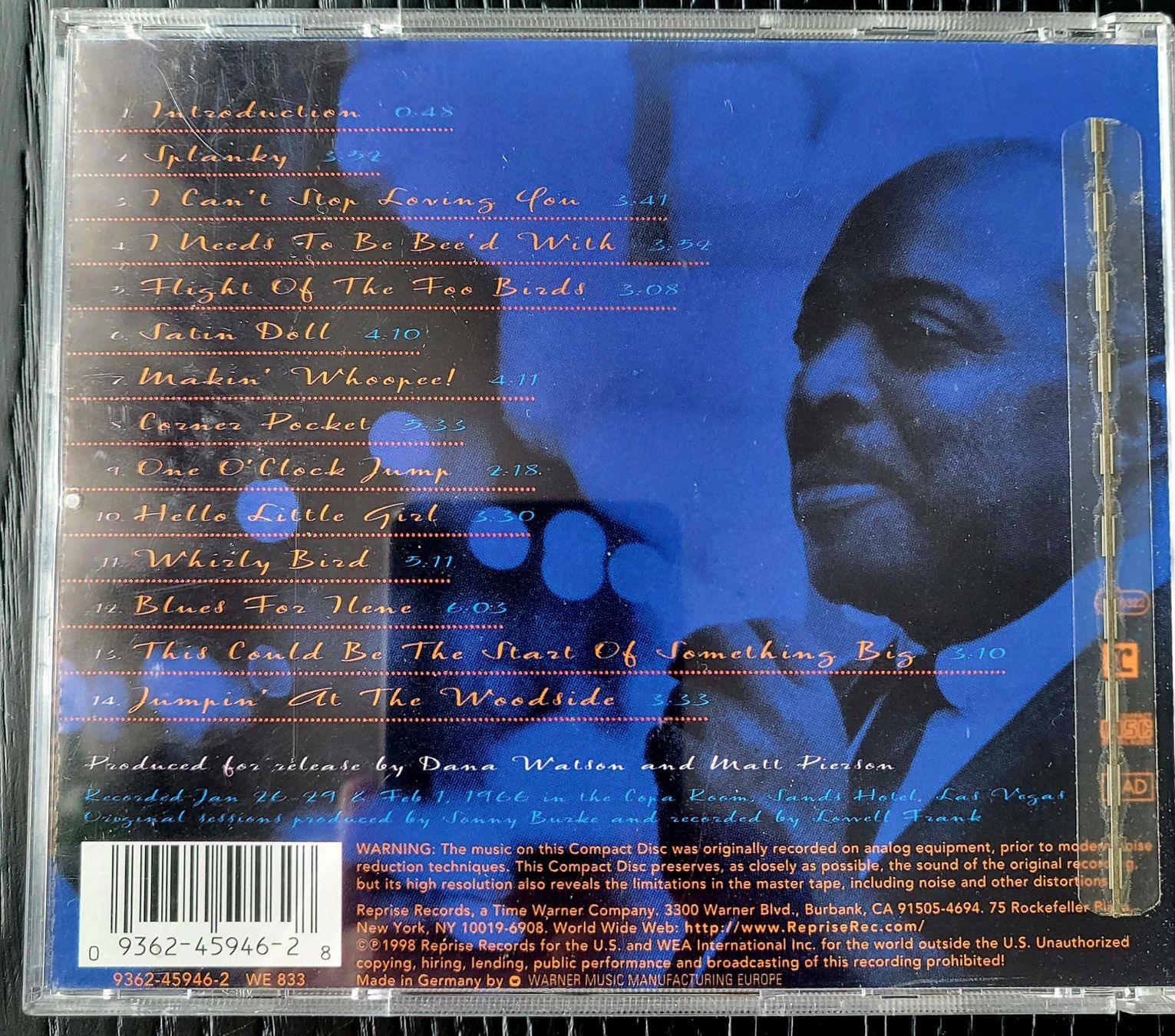 CDs: Count Basie - Live at the Sands – Gebraucht aus Neuchâtel von wikit 1