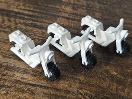 lego x81c02 lot de 3 pièces White Motorcycle Town