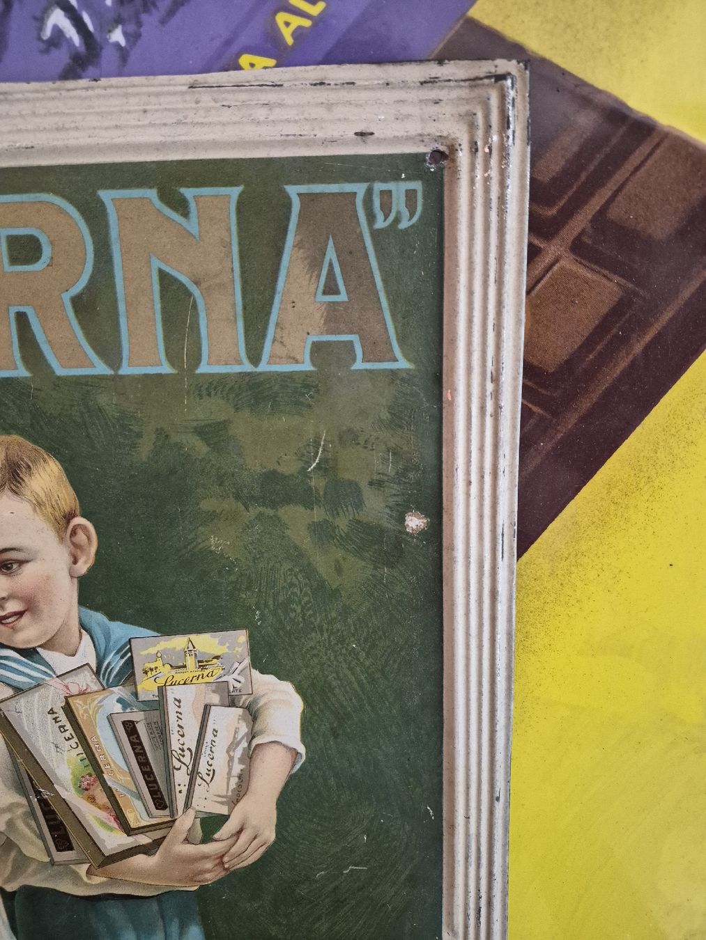 Insegne: chocolat LUCERNA kein eimalschild Rare! – Usato da Cevio venduto da BiadiciN 4