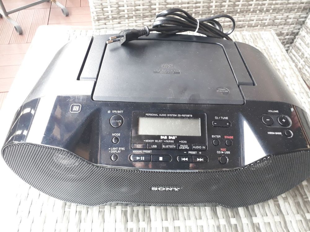 Sony CD Player DAB+ Radio Boombox NFC Kaufen auf Ricardo