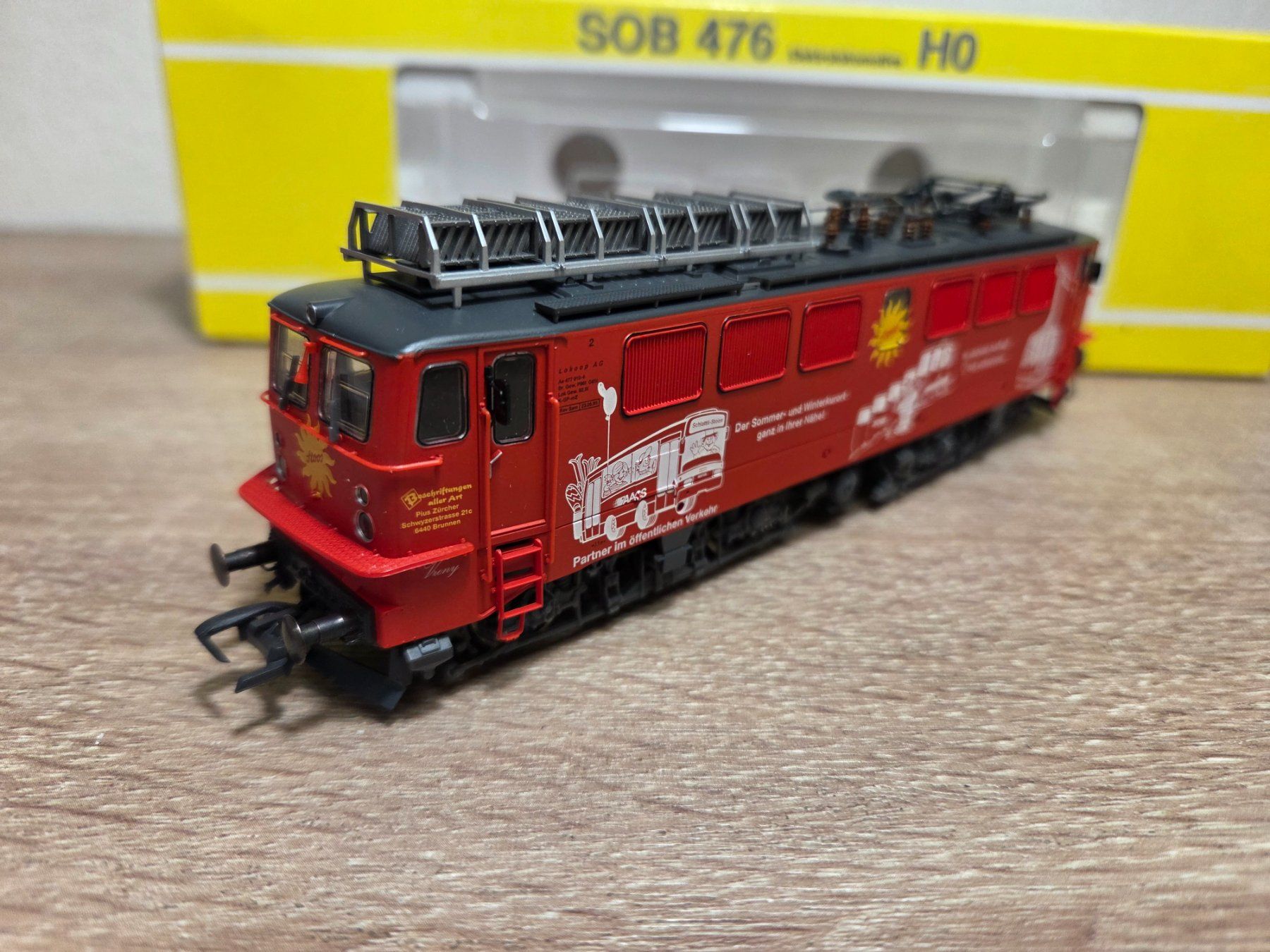 Brawa Modellini di ferrovie: Brawa 0235 E-Lok BR 476 SOB Digital H0 – Usato da St-Aubin-Sauges venduto da Lo_Go 2