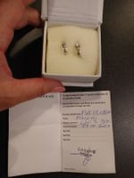 Ohrstecker Weissgold 9 karat mit Zirkonia