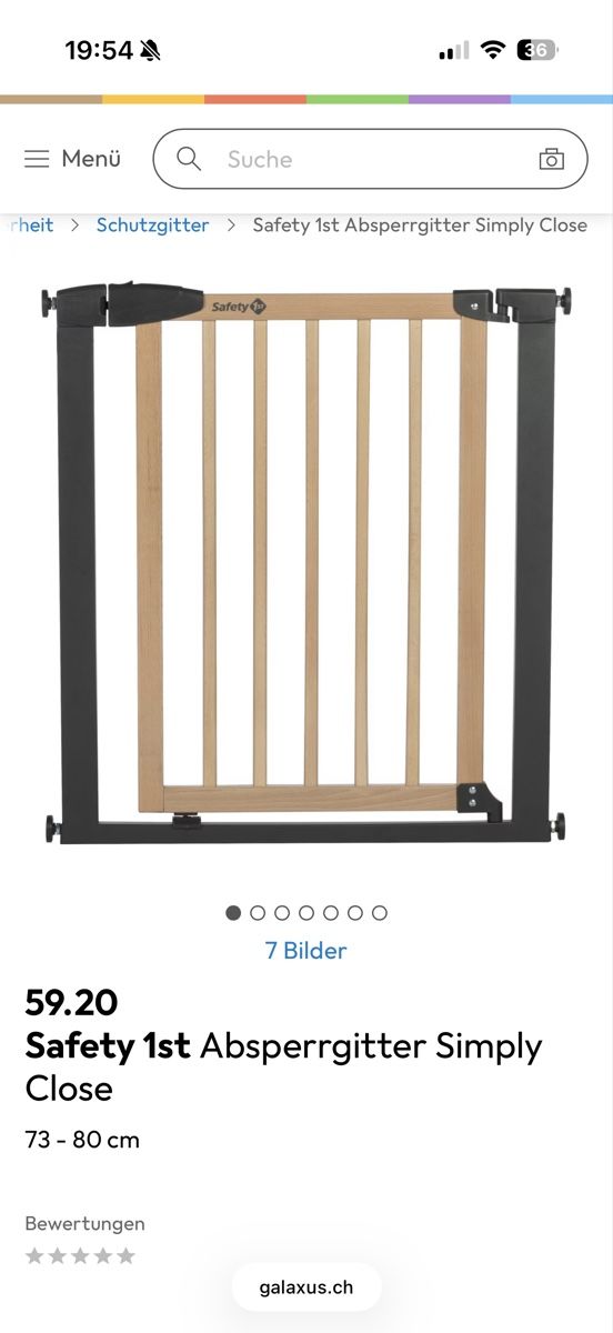 Tutto per la sicurezza: Safety 1st Absperrgitter Simply Close 73-80cm – Nuovo e nell'imballaggio originale da Burgdorf venduto da fio_5lrv