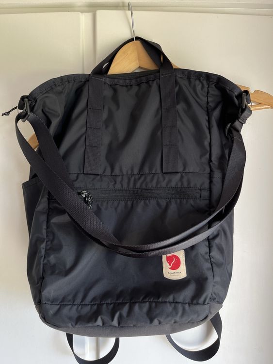 Fjällräven High Coast Totepack schwarz Rucksack Tasche (Gebraucht