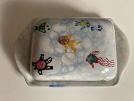 Schönes Butter - Plättchen mit Deckel