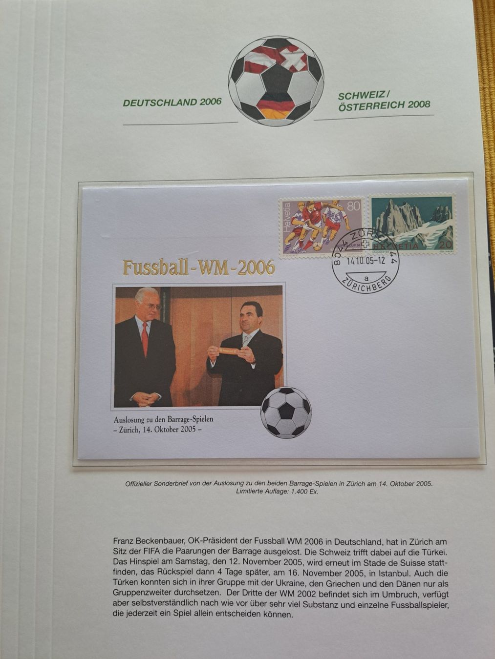 Album: Fussballalbum – Nuovo (secondo la descrizione) da Effretikon venduto da Girlen14 6