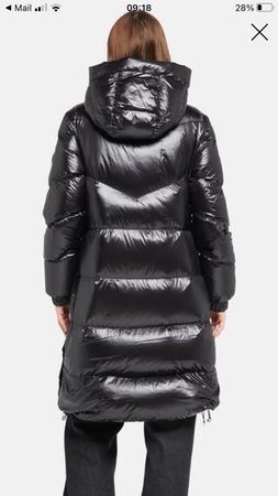 Woolrich - Manteau duvet noir NEUF long et chaud  - L