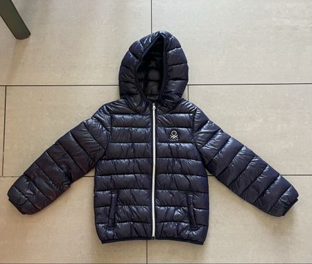 Blaue Mädchen Übergangsjacke, Benetton, Gr. 122, S
