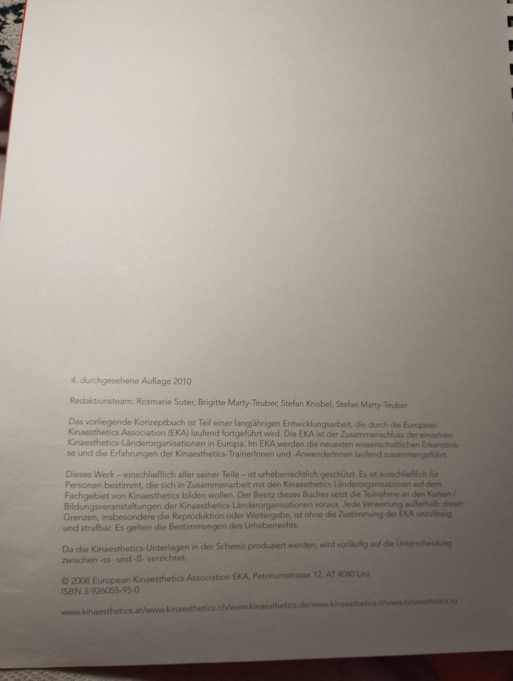 Libri: Kinästetics-Konzeptsystem, Porto 2 – Usato da Ostermundigen venduto da Dinge1 2