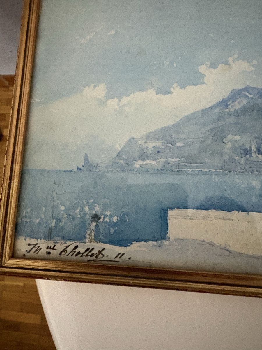 Gemälde: Suite de 2 aquarelles signé Marcel Chollet – Gebraucht aus petit lancy von FerreiraLuis 1