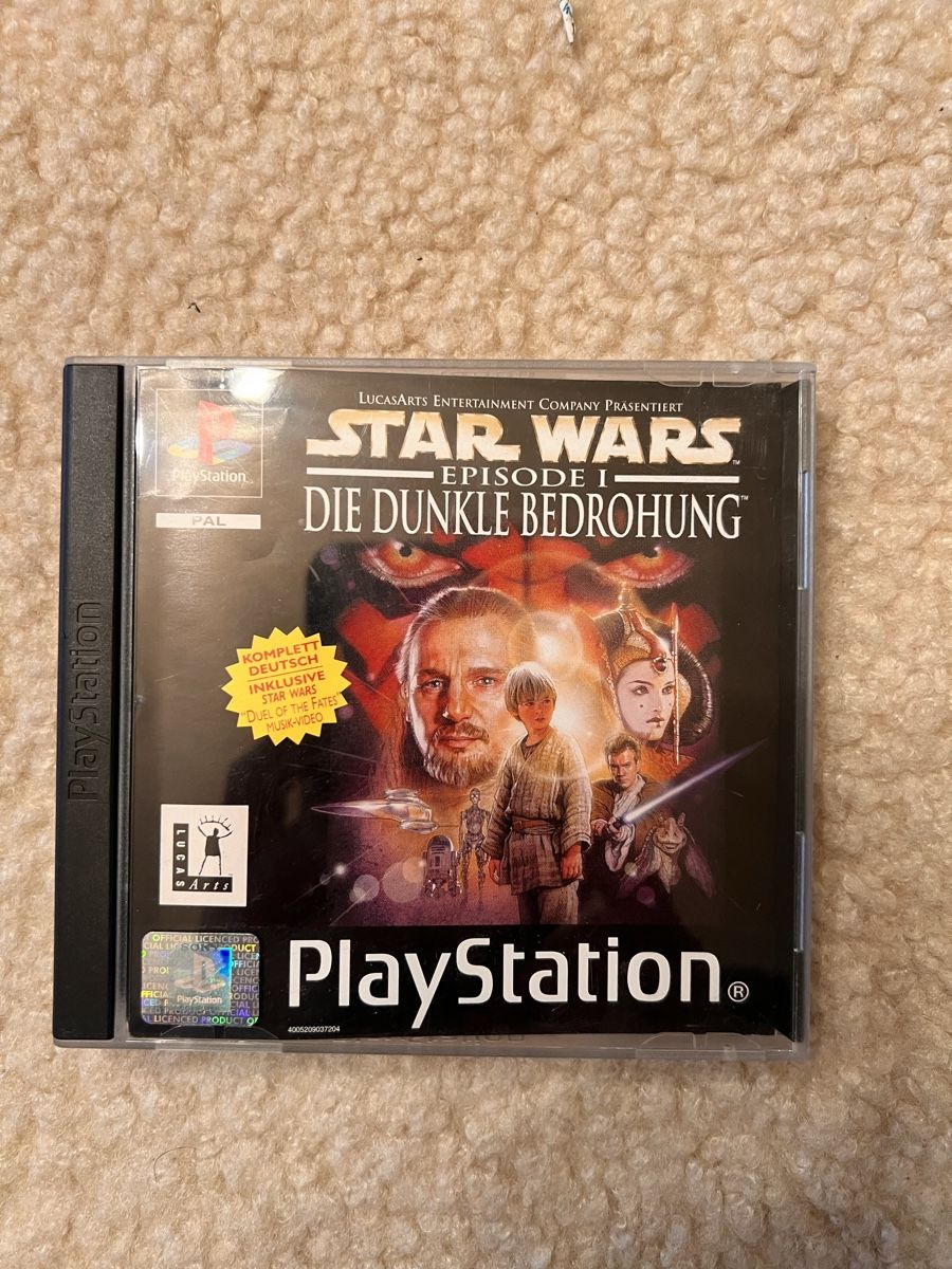 Spiele: STAR WARS Episode 1 PS1 Game – Gebraucht aus Flumenthal von 19Frei.Wild93