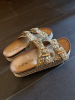 Sandalen / Finken mit Steinen und Plateau 40 neu
