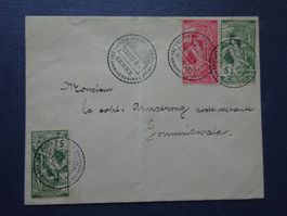 1900 UPU Nr. 77A - 78A 3.Tag mit Sondervollstempel