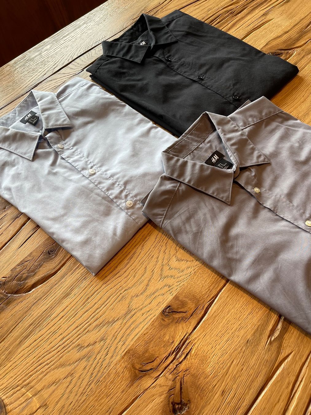 H&M Camicie: 3 Hemden H&M Gr. M Easy Iron, NEU – Nuovo (secondo la descrizione) da Fraubrunnen venduto da 5baechers 3