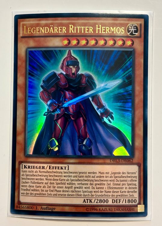 Yu-Gi-Oh! Karte 'Flammedler Ritter - Kaiser Charles' – Ultra Rare, 1. Auflage, Deutsch (aus Rise Of The Duelist), Inkl. Fieldcenter-Karte