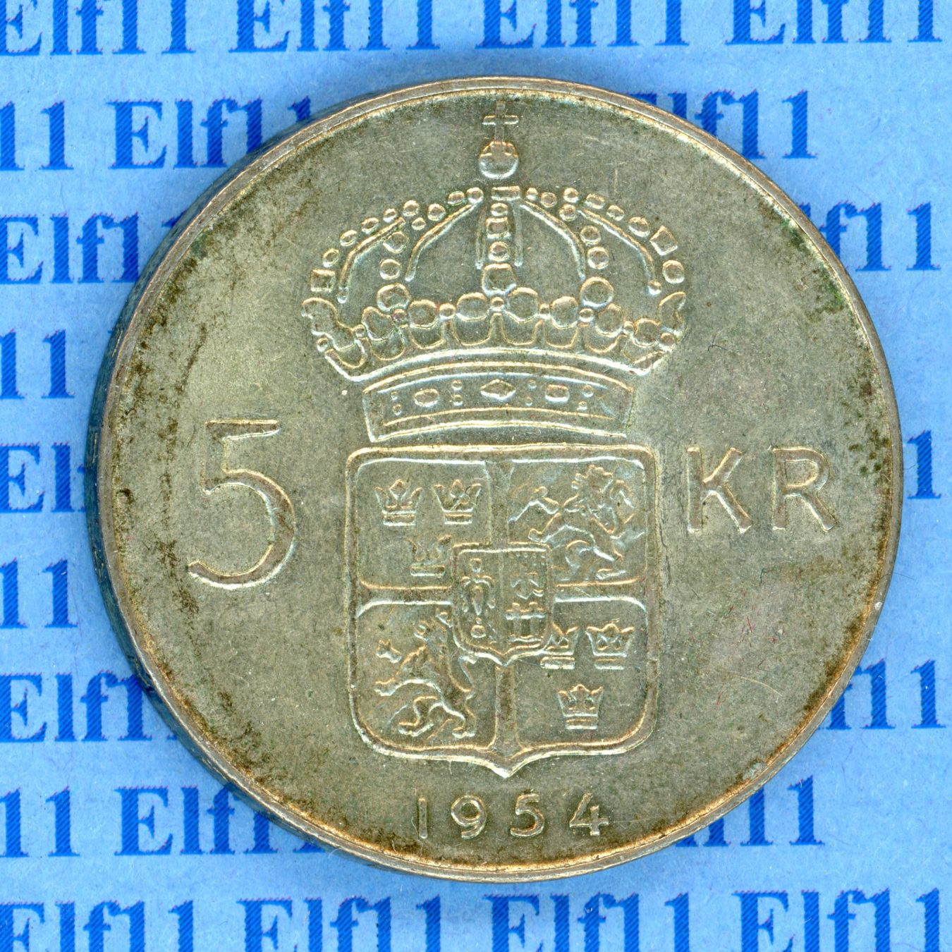 Tutti le monete: SEK___5.00 1954 -vz 5 Kronen – Usato da Widnau venduto da Elf11