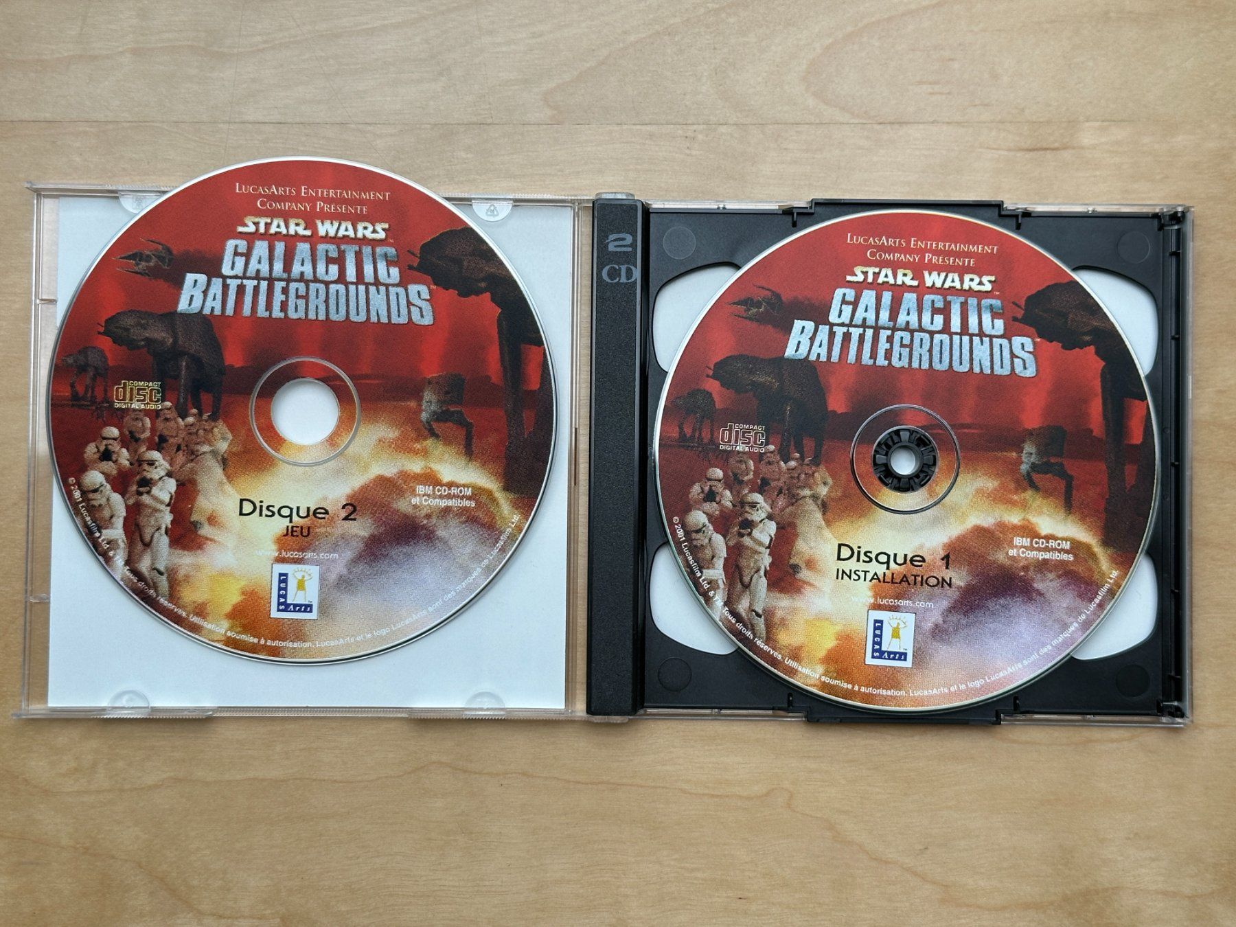 Giochi: Star Wars : Galactic Battlegrounds - PC - FR – Usato da Genève venduto da Jeux_Retro 2