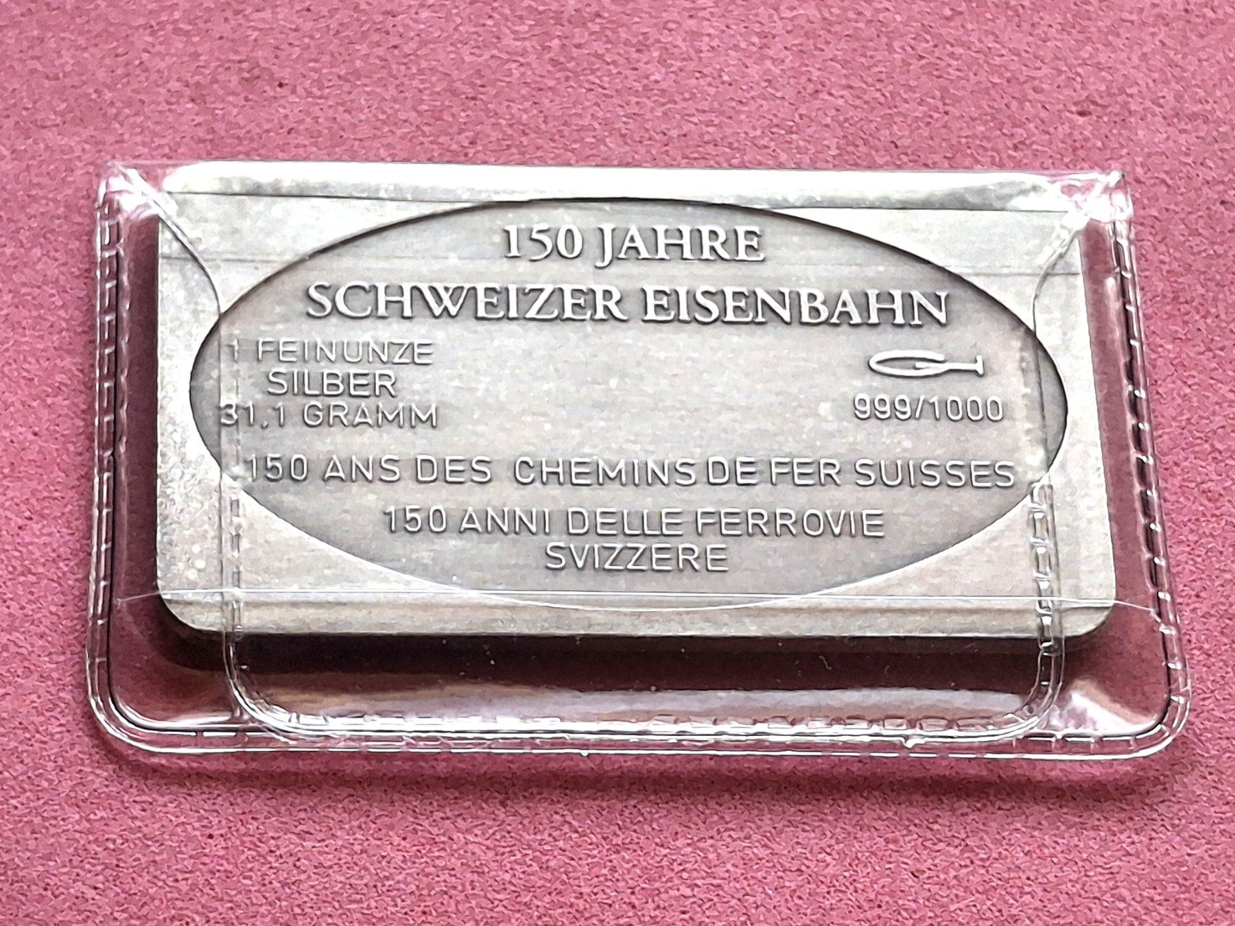 Edelmetalle: CH EISENBAHN - PILATUS - OVP – Gebraucht aus Boniswil von dpd4coins 1