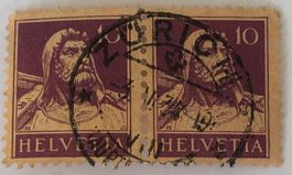 Nr.184 Paar mit Vollstempel   Zürich