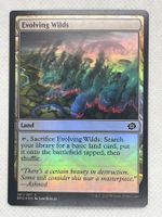 Magic the Gathering MTG Foil Evolving Wilds, Near Mint