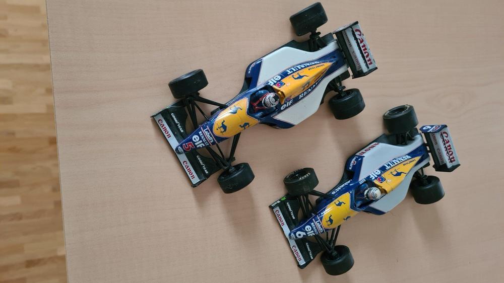 2 pièces ONYX 1:24 Williams Renault FW14 | Acheter sur Ricardo