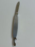 Taschenmesser FES Metall mit Klinge und Flaschenöffner(2S4)