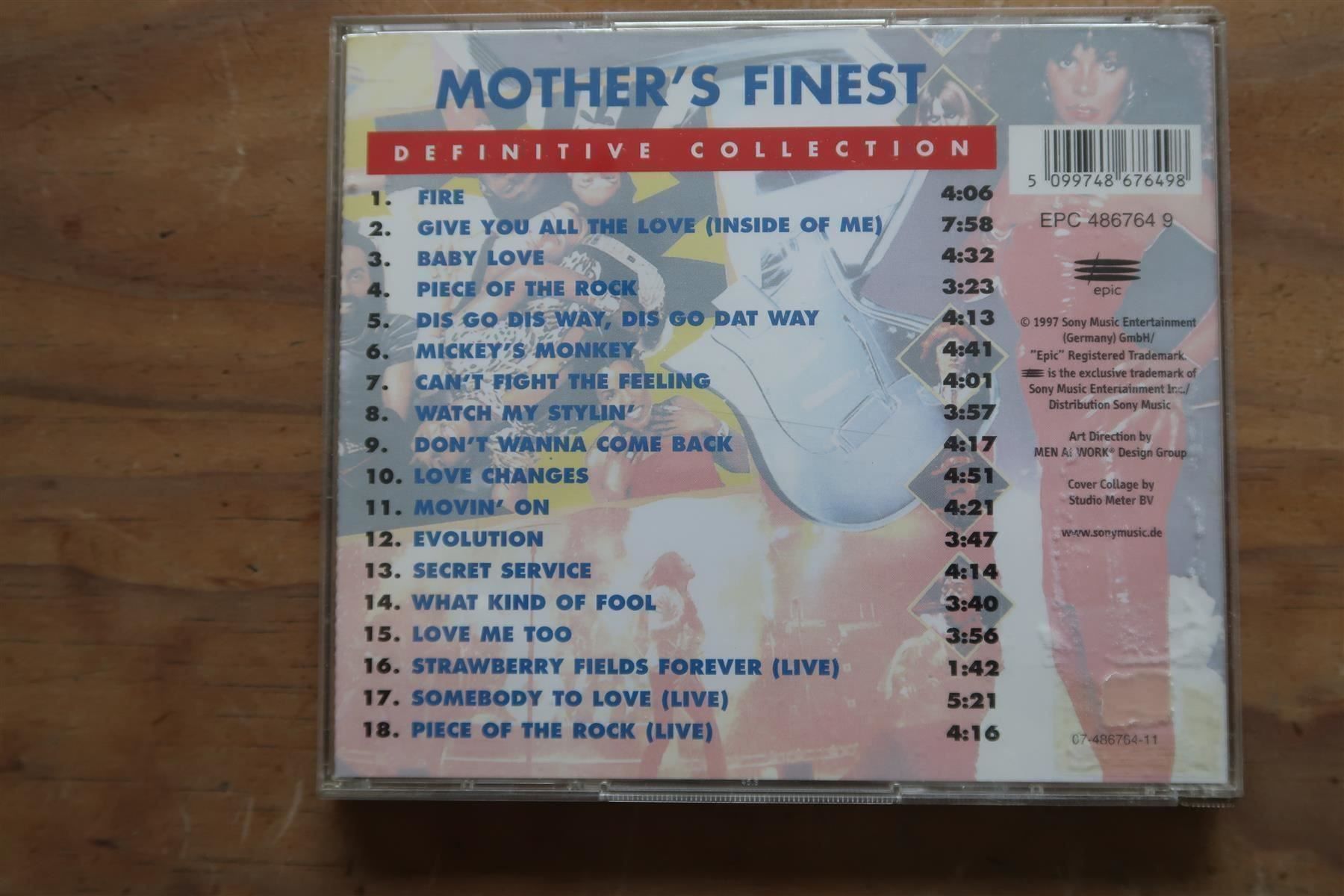 CD: MOTHER'S FINEST - DEFINITIVE - 2x CD – Usato da Basel venduto da Patiscat 1