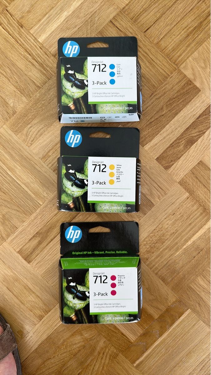 Hewlett Packard Druckerpatronen & Toner: HP 712 3-Pack magenta yellow cyan – Neu und originalverpackt aus Kriens von SupiDupiDeal