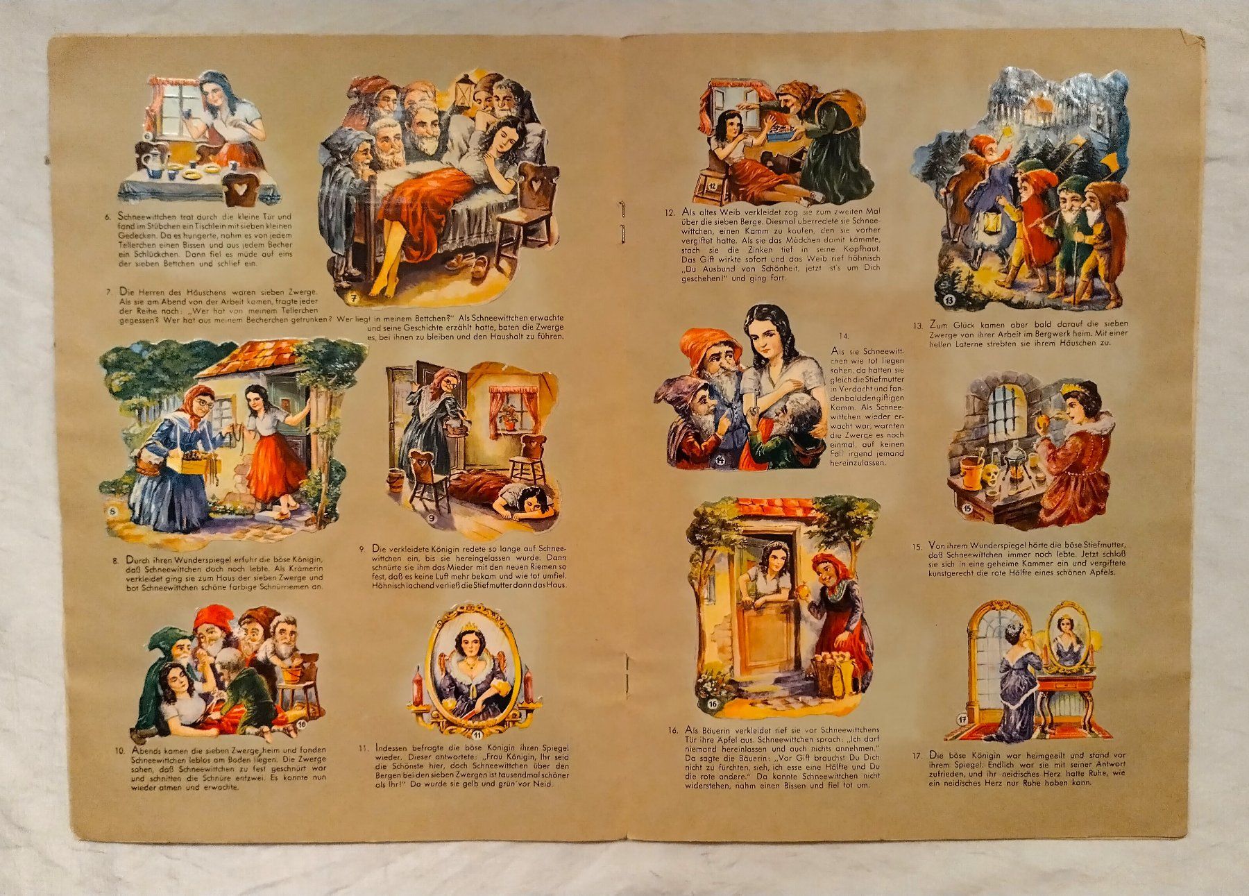 Libri: Schneewittchen - WS - Glanzbilder Märchenpost ab Fr. 6.- – Usato da Bellach venduto da JingleJerry 3
