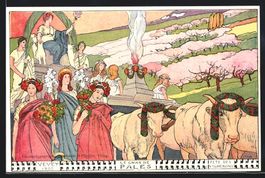 Vevey, Fete des Vignerons 1905, Le Char 