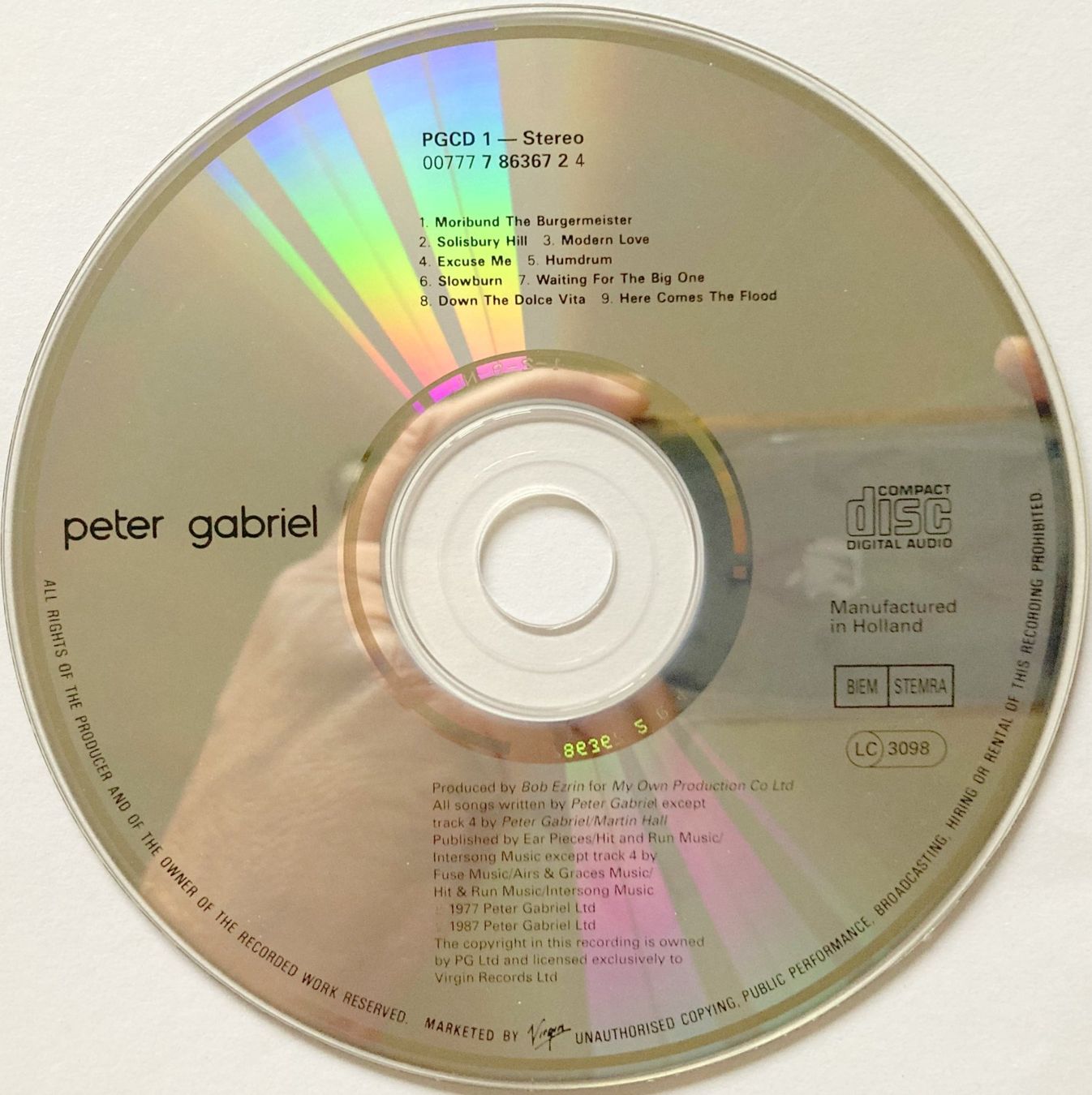 CDs: GENESIS / PETER GABRIEL - S/T – Gebraucht aus Bottens von hotter-than-hell 2