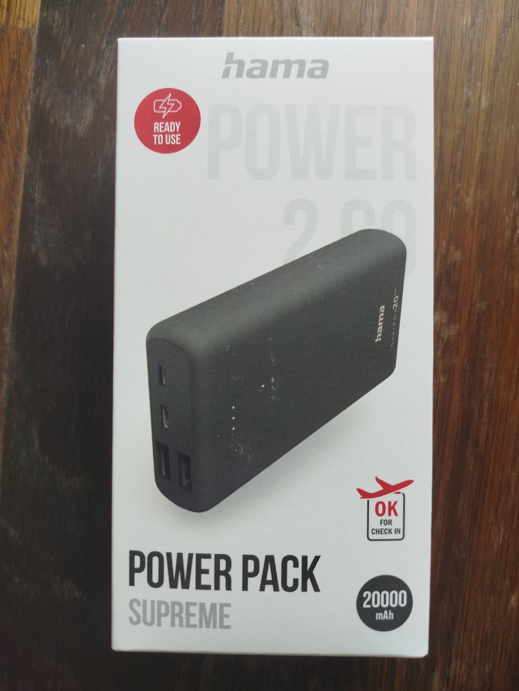 Hama Ladegeräte: Hama Power Pack supreme 20 000mAh – Neu und originalverpackt aus Zürich von Leders 5