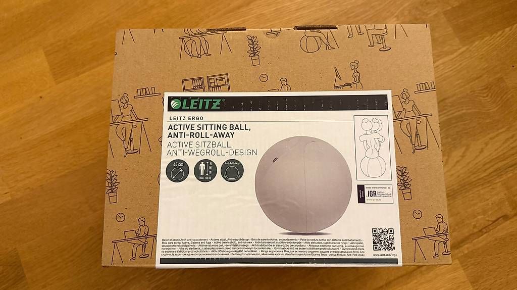 Leitz Sgabelli: Leitz Ergo Active Sitzball mit Anti-Wegroll-Design, 65cm – Usato da Sigriswil venduto da Siwaelti