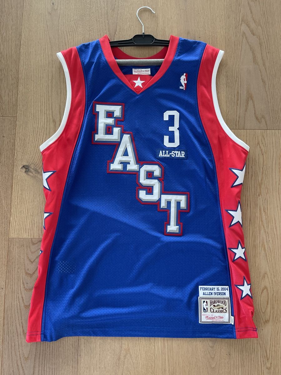 Mitchell & Ness Canottiere & Pantaloni: NBA Allen Iverson 2004 All-Star Authentic Jersey – Nuovo e nell'imballaggio originale da Rorschacherberg venduto da P2youknow