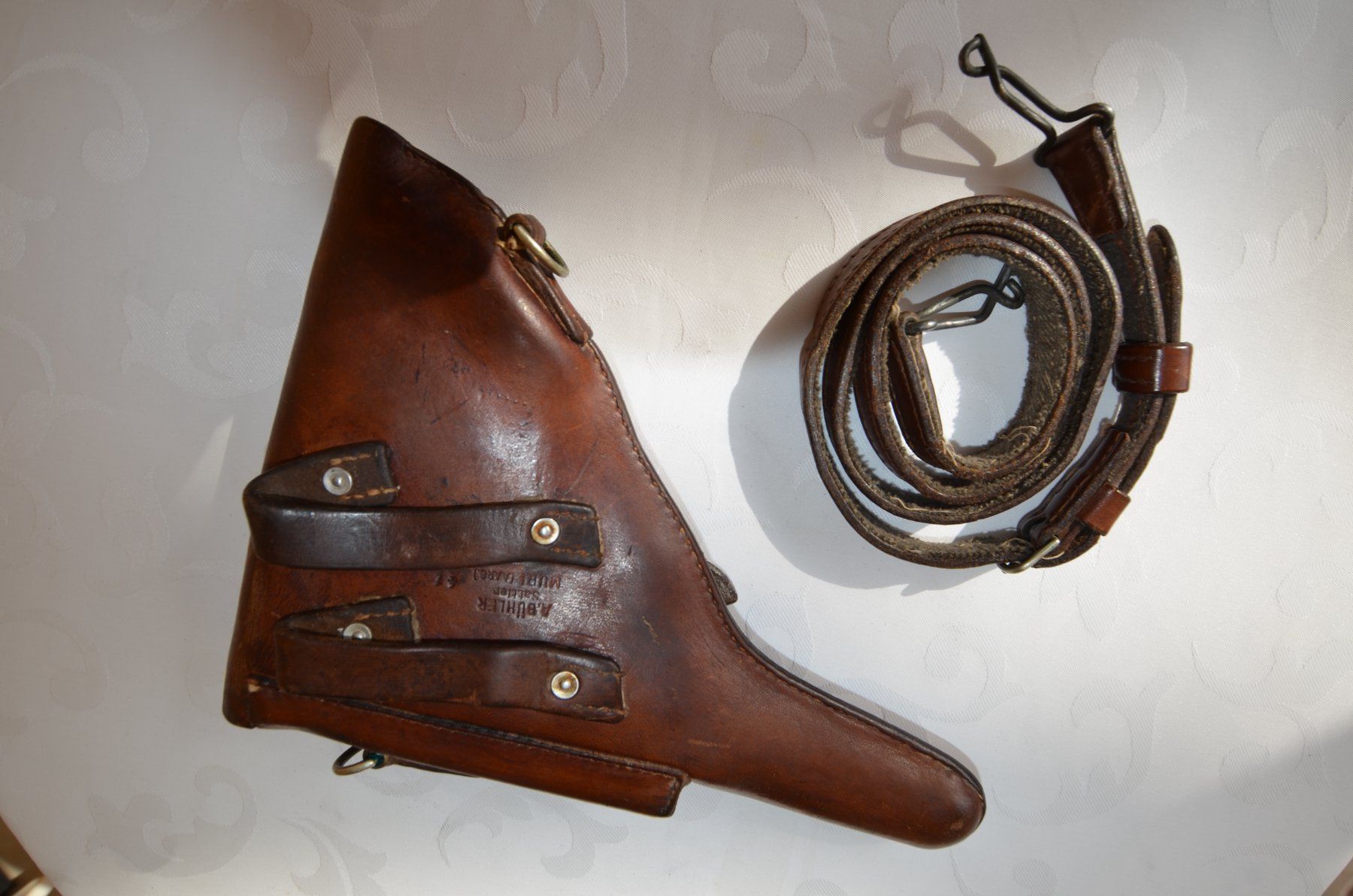 Tiro a segno: Parabellum Lederholster Ordonanz Mod. 1900/06 – Usato da Magden venduto da Hornet2 3