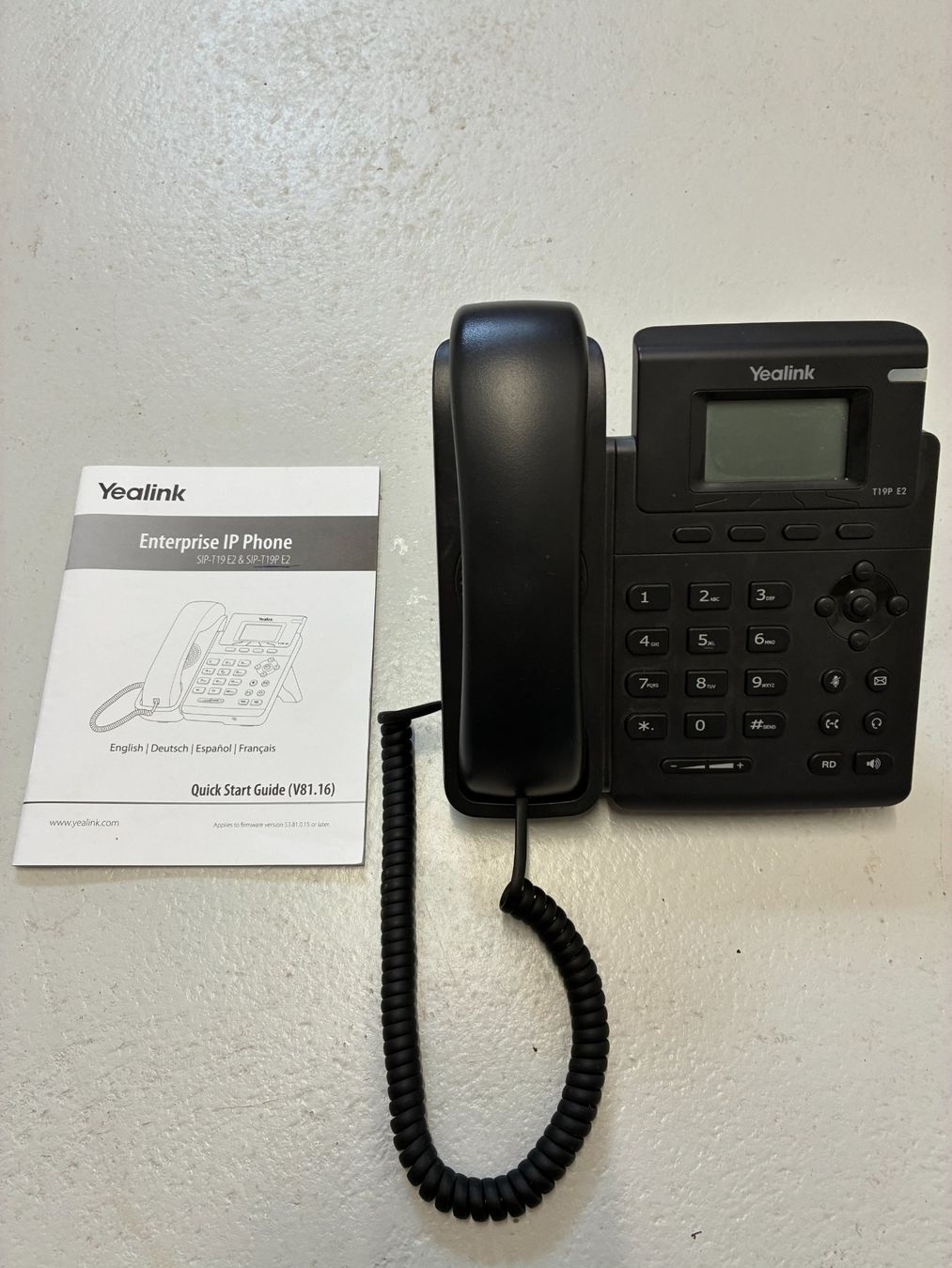 Yealink Telefone: Yealink Tischtelefon SIP-T19P E2 – Gebraucht aus Elfingen von Rbuechli