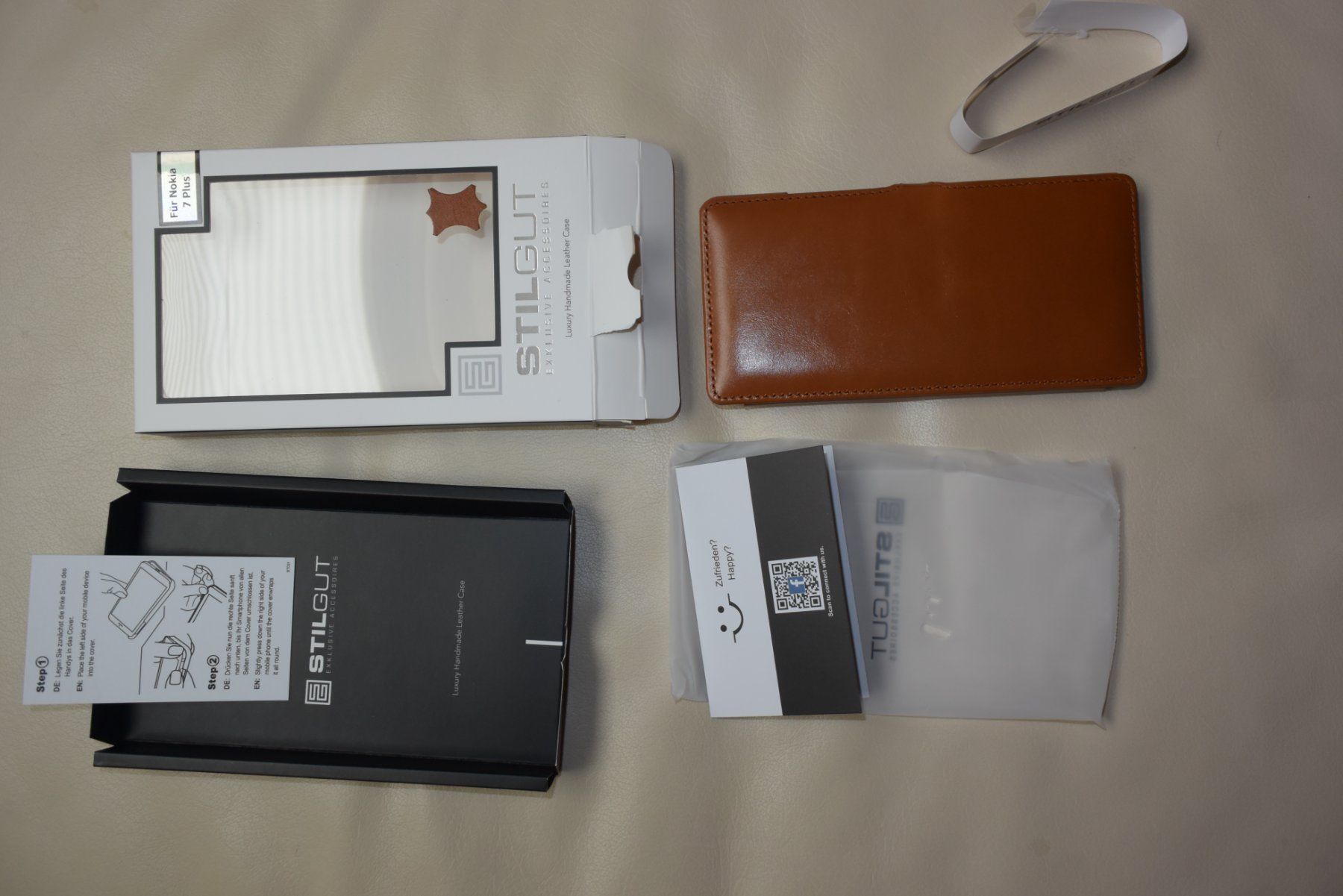 Nokia Cover & Protezioni schermo: ORIGINAL STILGUT - NOKIA 7 PLUS TASCHE BOOK TYPE MIT CLIP – Nuovo (secondo la descrizione) da Densbüren venduto da TutaLarsen