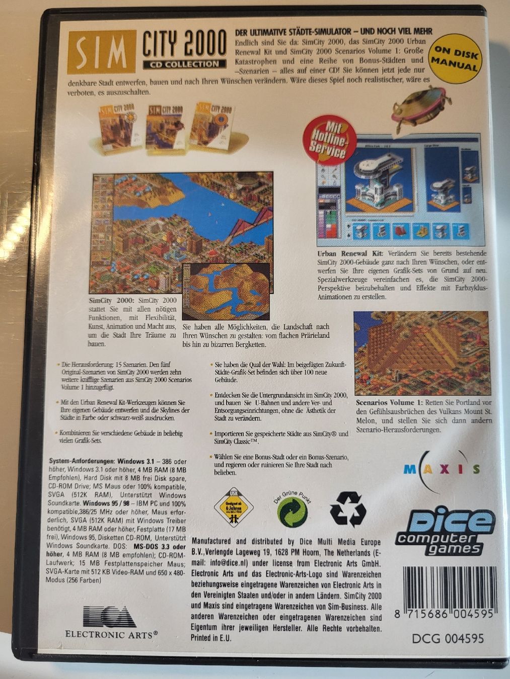 Giochi: Sim City 2000 CD Collection PC - Rétro Gaming – Usato da Conthey venduto da Th3gr4yf0x 1