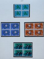 LOT 4 ER BLOCKS BRIEFMARKEN SCHWEIZ NEU 1965