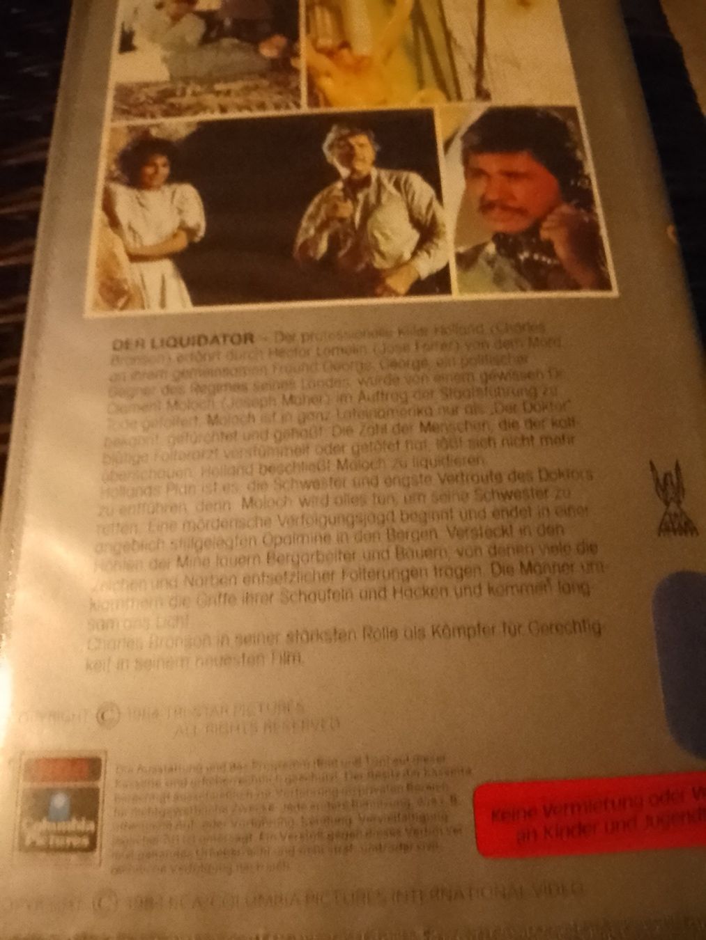 Tutti i VHS: Der Liquidator VHS RCA CVT10459 – Usato da Remetschwil venduto da Privatflohmi 1