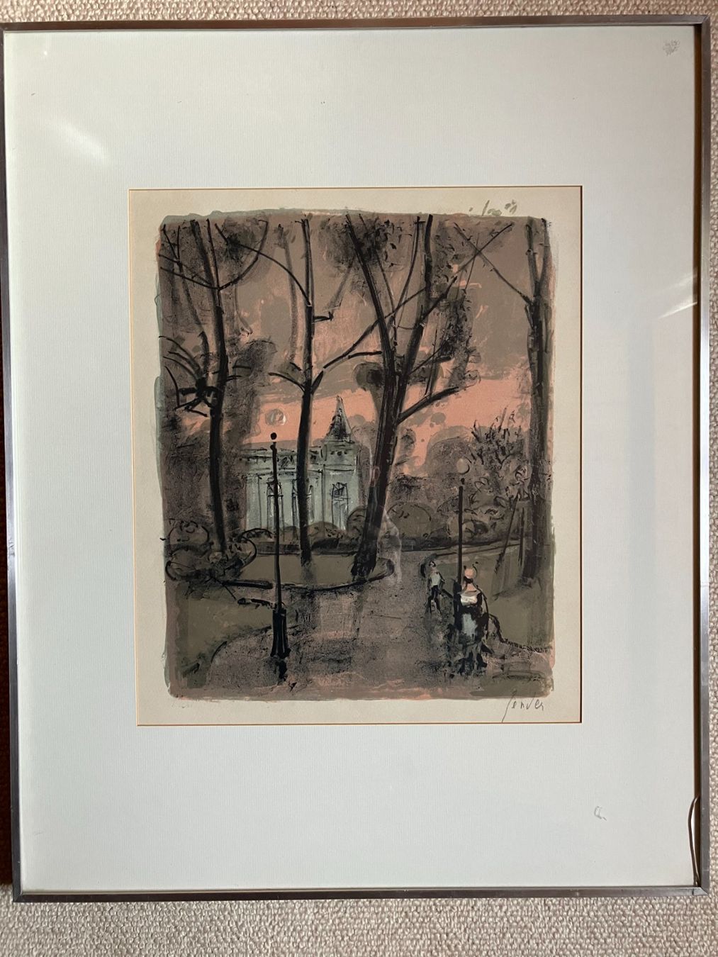 Grafica & Litografie: Abendstimmung, Rudolf Zender – Usato da Männedorf venduto da Amleto3
