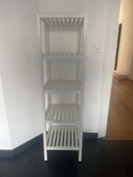 Étagère blanche 5 niveaux bambou bon état