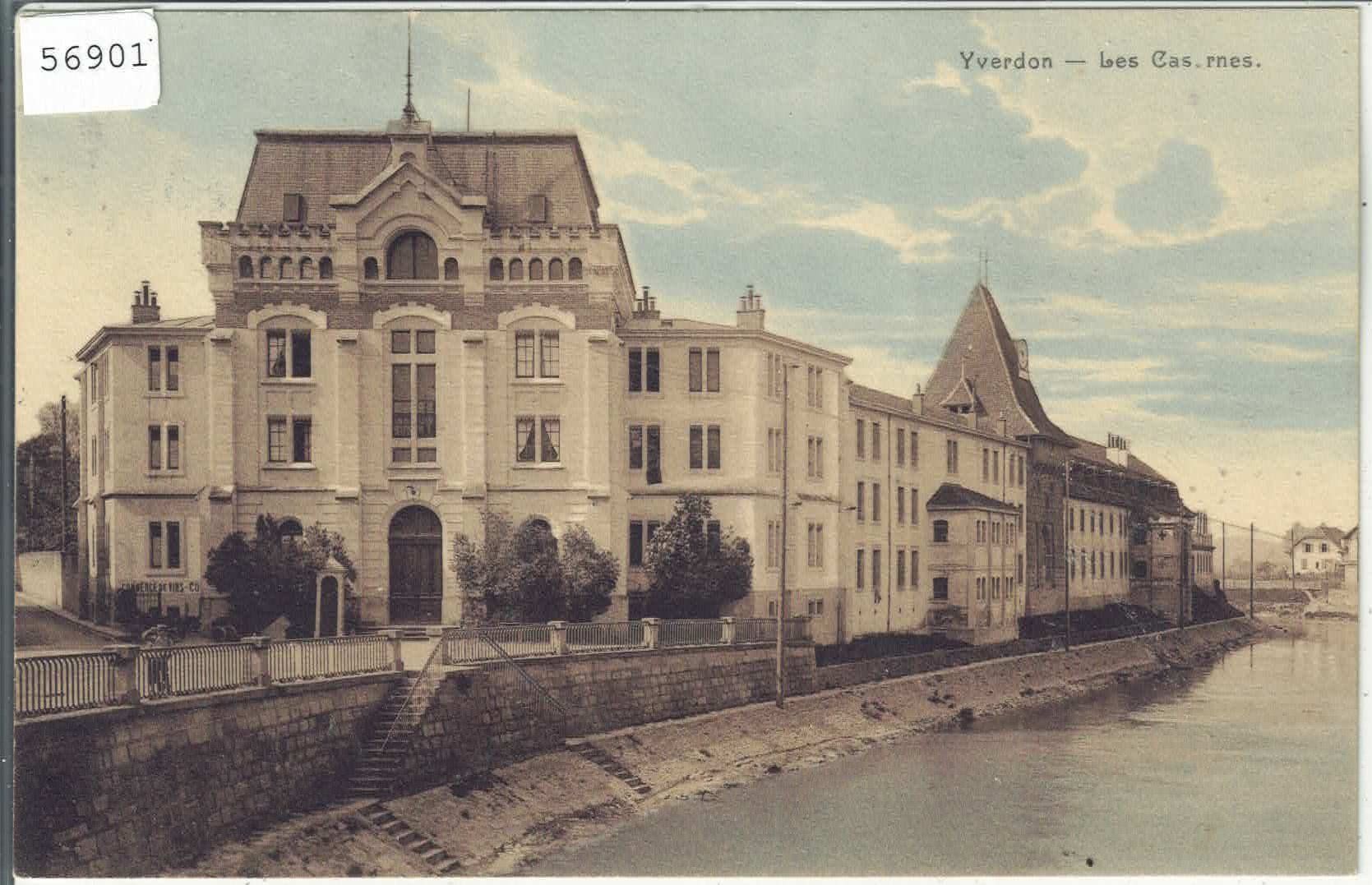 Cartoline postali: Yverdon - Les Casernes - coloriert – Usato da Ettingen venduto da Kartenplanet