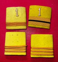 Grade officier gradabzeichen uniforme konvolut
