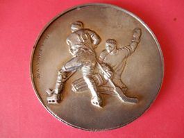 Grosse Medaille XV.Schweiz. Polizei Eishockeyturnier Visp 87